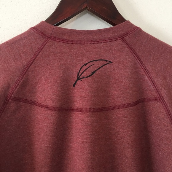Slight Men’s Shirt Long Sleeve Burgundy Graphic - Picture 7 of 7